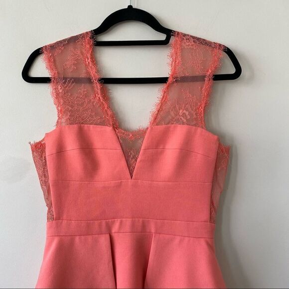 Bcbg MAXAZRIA-Leann Lace Detail Mini Dress - Picture 8 of 12